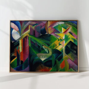 deer in the monastery garden 1912 franz marc high quality print