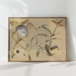 deer leaping among flowers franz marc high quality print