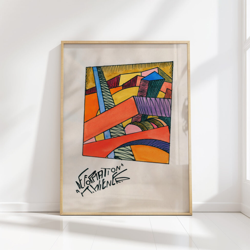 deformation around 1921 karl wiener high quality print