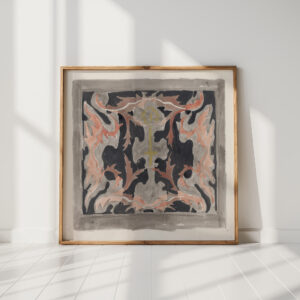 design for a carpet 1874 carel adolph lion cachet high quality print