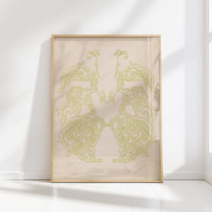 design for a cover for an article by ph bremmer 1878 johan thorn prikker high quality print