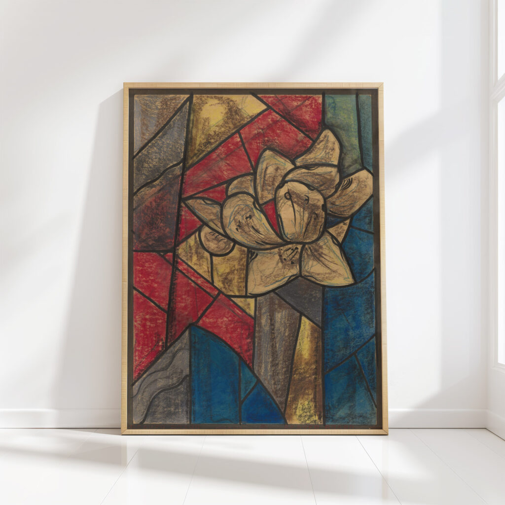 design for a window in the north transept of the dom utrecht 13 ca 1878 1938 richard nicolaus roland holst high quality print