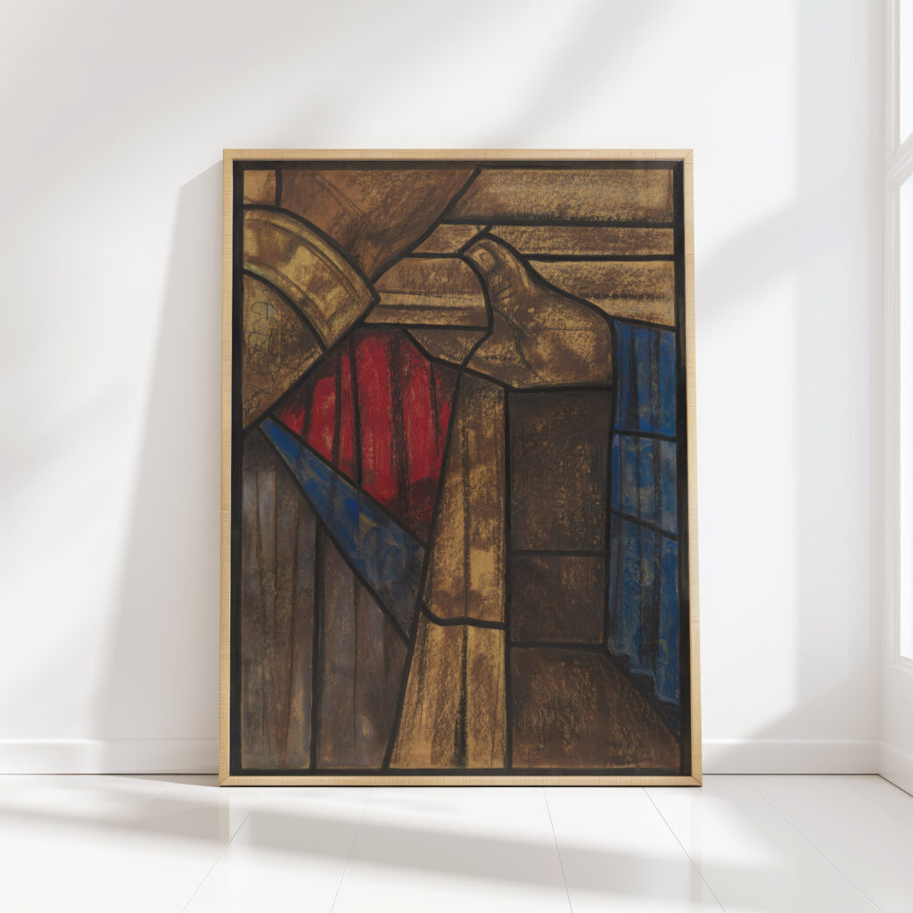 design for a window in the north transept of the dom utrecht 27 ca 1878 1938 richard nicolaus roland holst high quality print