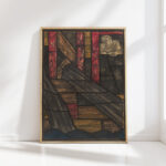 design for a window in the north transept of the dom utrecht 4 ca 1878 1938 richard nicolaus roland holst high quality print