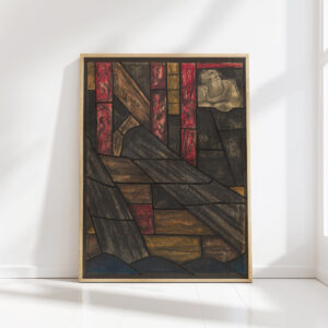 design for a window in the north transept of the dom utrecht 4 ca 1878 1938 richard nicolaus roland holst high quality print