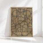 design for a window in the north transept of the dom utrecht 46 ca 1878 1938 richard nicolaus roland holst high quality print