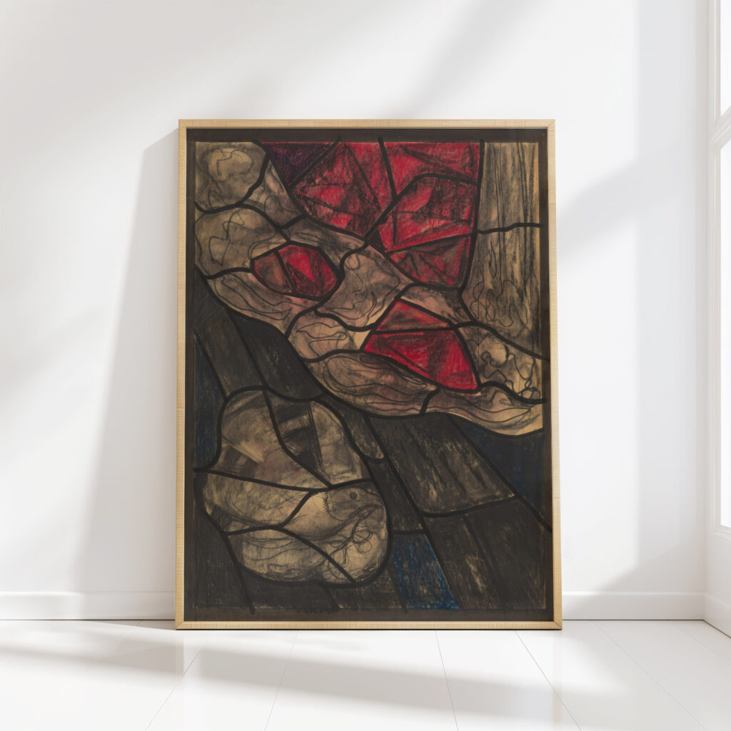 design for a window in the north transept of the dom utrecht 48 ca 1878 1938 richard nicolaus roland holst high quality print
