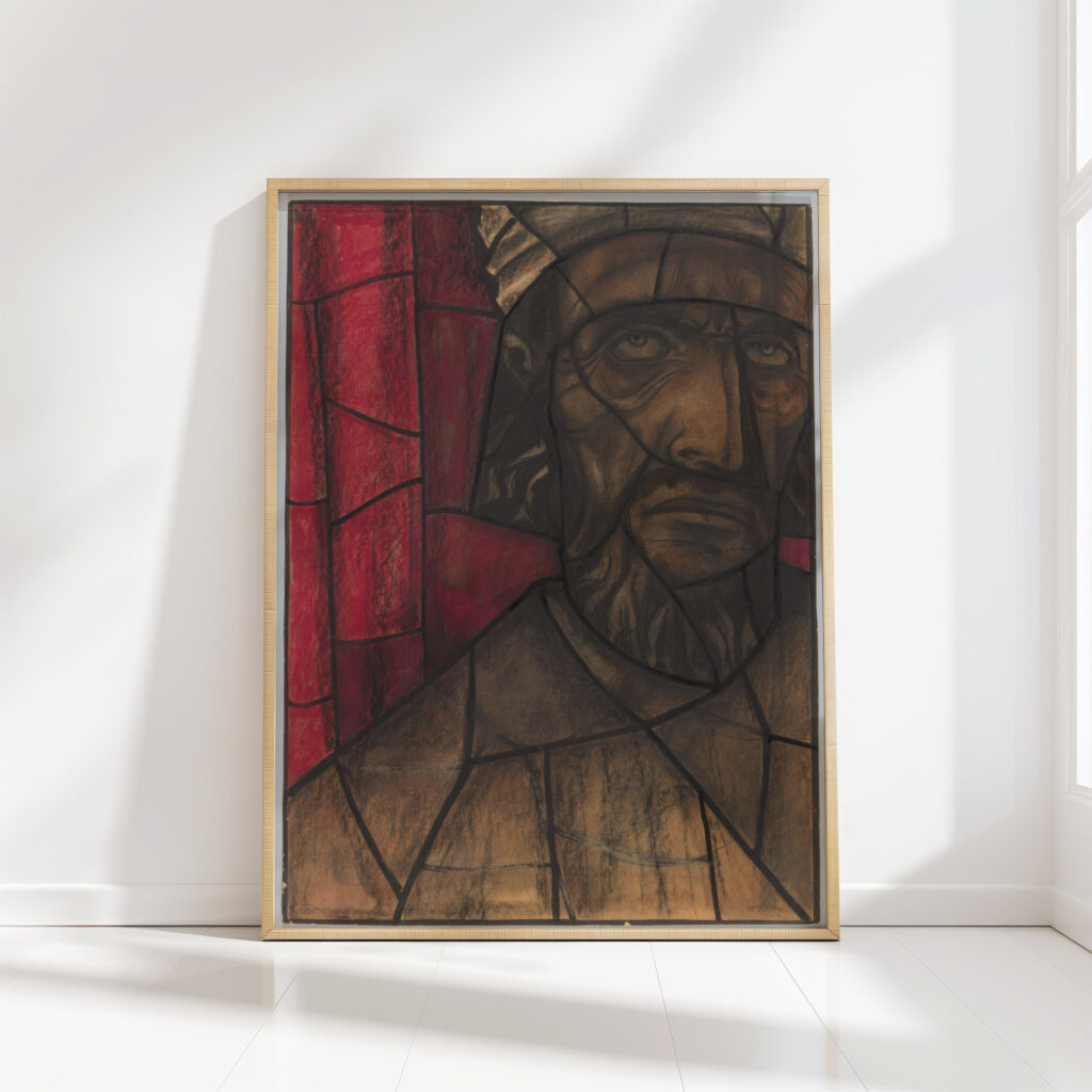 design for a window in the north transept of the dom utrecht 9 ca 1878 1938 richard nicolaus roland holst high quality print