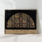 design for a window in the post office in utrecht 1923 richard nicolaus roland holst high quality print