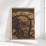 design for a window in the south transept of the dom cathedral in utrecht 3 1850 2000 richard nicolaus roland holst high quality print