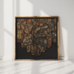 design for a window in the town hall in amsterdam 1930 richard nicolaus roland holst high quality print