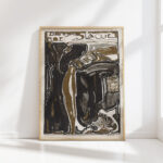 design for advertising for delftsche slaolie 1906 reijer stolk high quality print