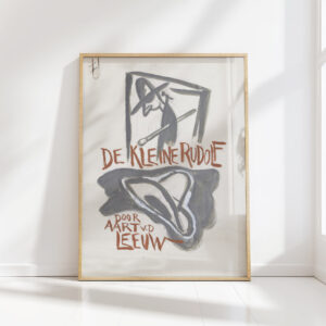 design for book cover of de kleine rudolf by aart van der leeuw 3 1891 leo gestel high quality print