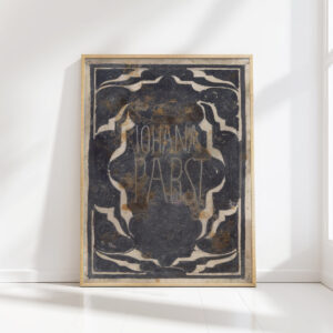 design for ex libris of johanna pabst 1874 carel adolph lion cachet high quality print