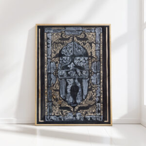 design for ex libris of the association hou en trouw 1916 carel adolph lion cachet high quality print