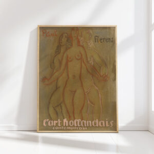 design for paul fierens lart hollandais contemporain three naked women 1933 leo gestel high quality print