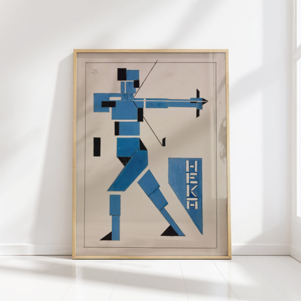 design for poster 1919 theo van doesburg high quality print