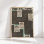 design for poster for delftsche slaolie 1906 reijer stolk high quality print