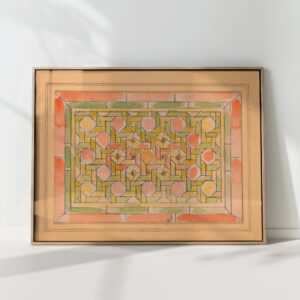 design for stained glass late 19th century unknown high quality print