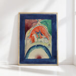 design for the cover of the almanac the blue rider 2 1911 wassily kandinsky high quality print