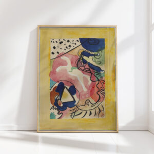 design for the cover of the almanac the blue rider iv 1911 wassily kandinsky high quality print