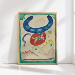 design for the cover of the almanac the blue rider viii 1911 wassily kandinsky high quality print