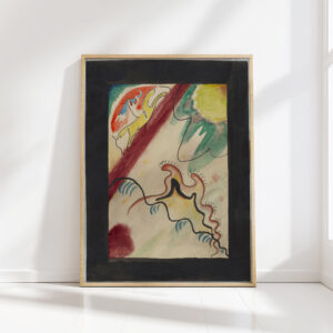 design for the cover of the almanac the blue rider viiii 1911 wassily kandinsky high quality print
