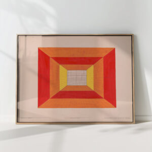 design for unidentified restaurant possibly dunhalls restaurant new york ny 1944 winold reiss high quality print