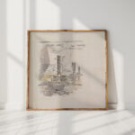 design for urn burial sorrow 1932 paul nash high quality print