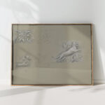 designs for a watermark on a banknote hand with rose rose panther 1891 leo gestel high quality print