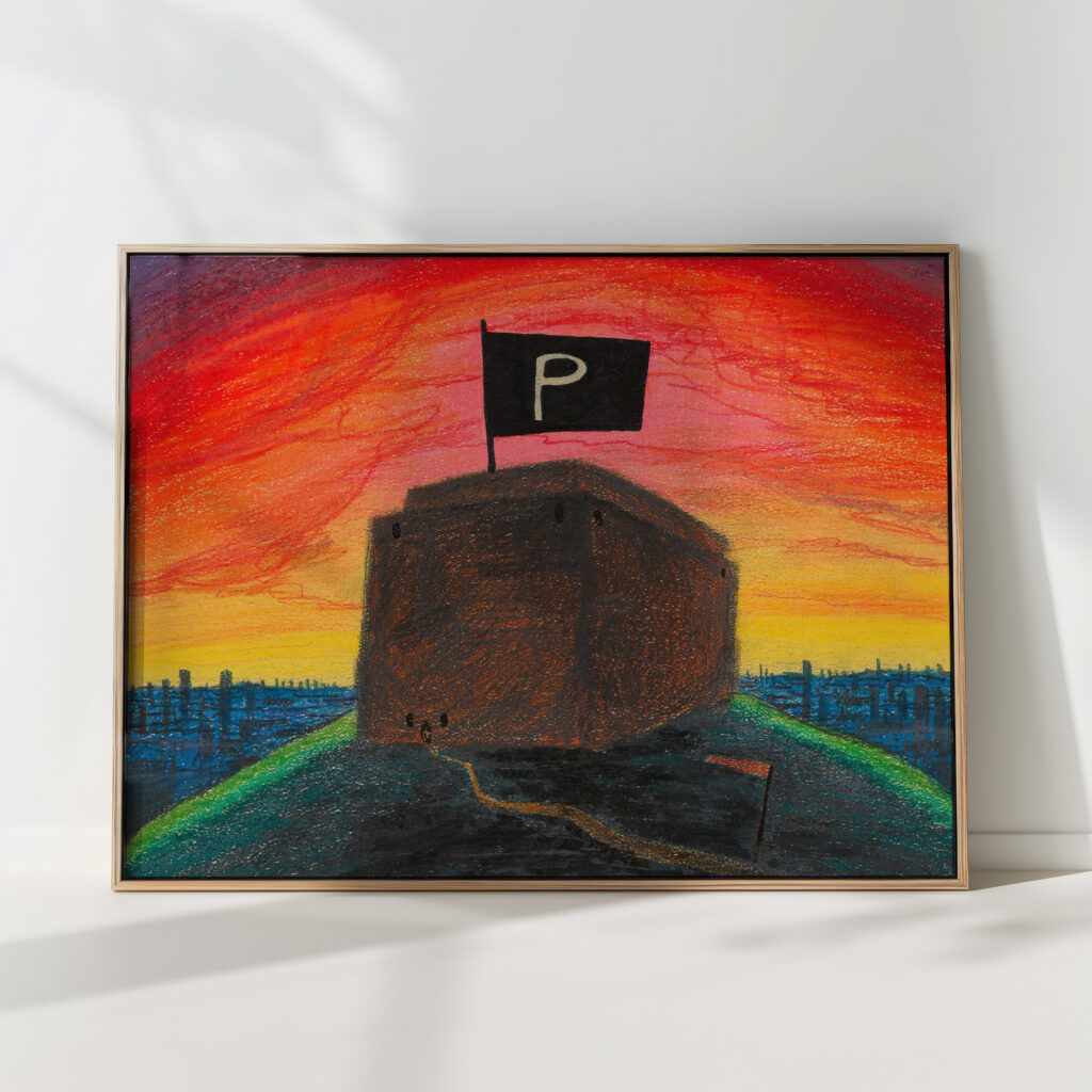 die pulverflagge around 1928 karl wiener high quality print