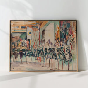 dining room in the palace at podhorce 1940 ivan ivanec high quality print