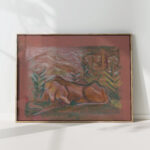dog in the woods 1937 arnold peter weisz kubincan high quality print