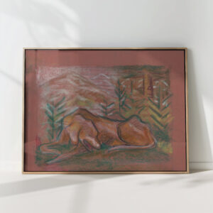 dog in the woods 1937 arnold peter weisz kubincan high quality print