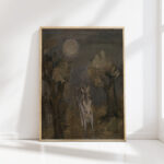 donkey by moonlight arie van de giessen high quality print