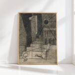 drawing for aurelia vii place de la concorde louis marcoussis high quality print