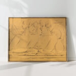 duo 1936 oskar schlemmer high quality print