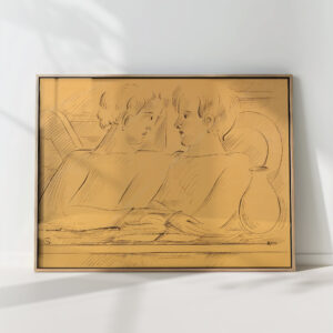 duo 1936 oskar schlemmer high quality print