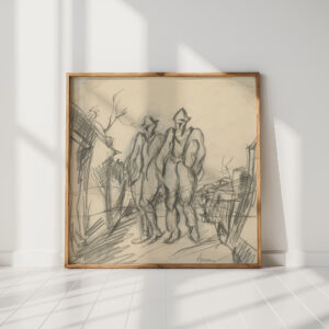 dvaja tulaci 2 1924 1927 konstantin bauer high quality print