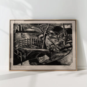 dyke by the road 1922 paul nash high quality print