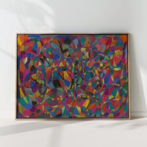 dynamic circle rhythms circa 1930 adolf holzel high quality print