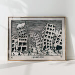 earthquake around 1922 karl wiener high quality print
