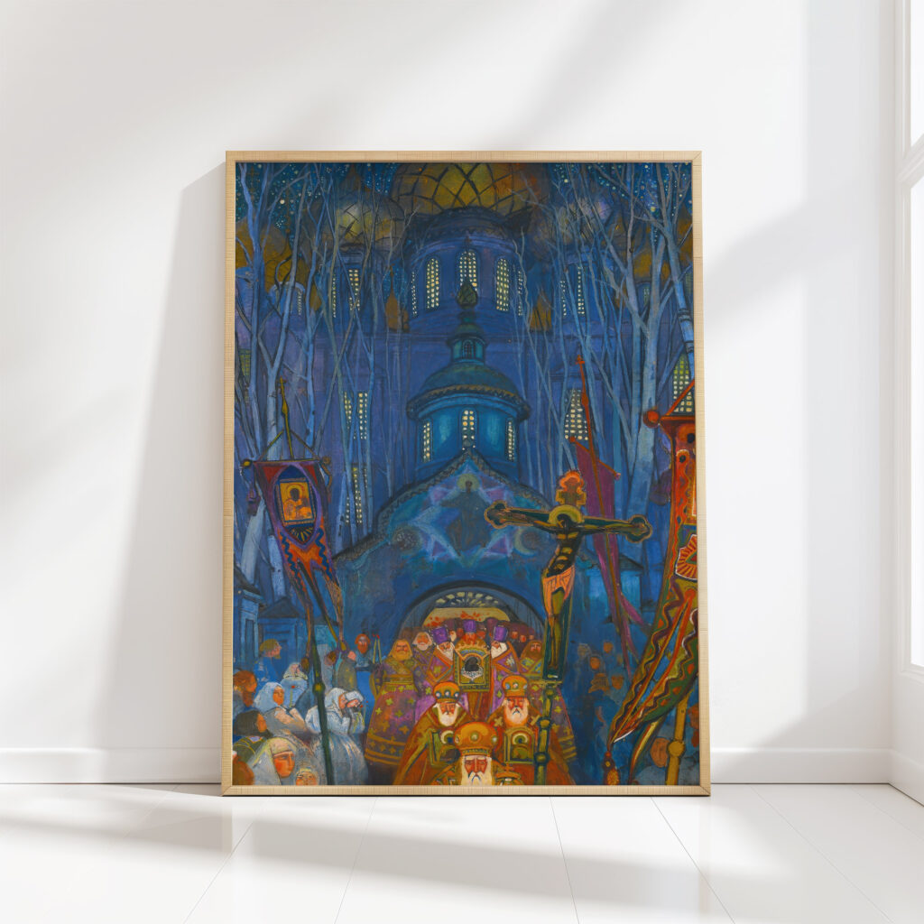easter night leonid mikhailovich brailovsky high quality print