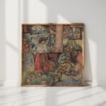 edge of the village fabrikstadt before 1922 albert bloch high quality print