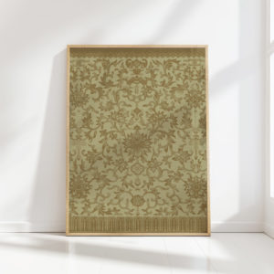 elegant classic damask pattern art print for decor