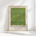 elegant william morris floral art print for home decor