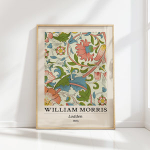 elegant william morris loddon art print for home