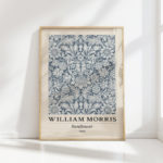 elegant william morris sunflower art print