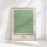 elegant willow leaf pattern art print for wall decor