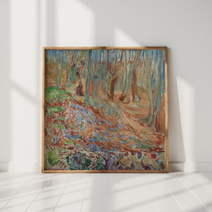 elm forest in spring ca 1923 edvard munch high quality print